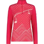 CMP 35l0496 Half Zip Sweatshirt Rose L Femme