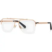 Philipp Plein Vpp222m-610300 61x17x150 Mm Reading Glasses Doré Homme