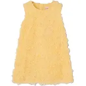Boboli 743026 Sleeveless Dress Jaune 18 Months Fille