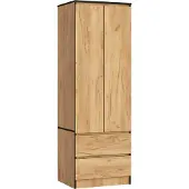 Akord Garde-robe en Chêne Craft avec Portes Coulissantes 60 cm
