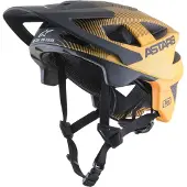 Alpinestars Vector Pro A2 casque de vélo, noir/marron clair, S (51-55)