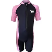 West Spring Polyfleece 1.5 Mm Junior Short Sleeve Shorty Rose 24 Months Enfants