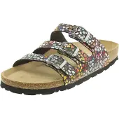 Rohde Mule femme largeur G avec boucles et semelle intérieure en cuir souple Alba 5620, Taille:39 EU, Couleur:Noir
