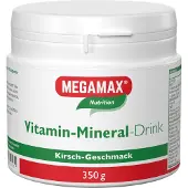 MEGAMAX Vita Mineral Drink cerise en poudre 350 g