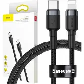 Baseus Kabel Usb-C Do Lightning Pd Cafule, 18W, 1M (Czarno-Szary)