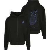 Mister tee Veste de survêtement bleu / noir