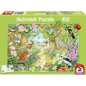 Schmidt Spiele Puzzle Animaux de la Forêt - 100 à 149 pièces