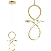 Toolight Lampe Suspendue Lhj091-1Cp Gold