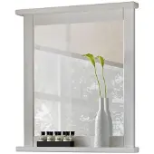 Meublorama Miroir salle de bain rectangulaire blanc 80x70 cm design