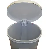 Keter Poubelle à pedale 25 l gris
