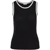 We fashion Tops en tricot noir / blanc