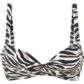LASCANA Hauts de bikini crème / marron / noir