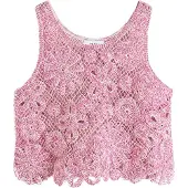 Next Tops en tricot crème / rose