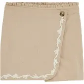 We fashion Jupe mastic / blanc