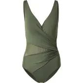 Hunkemoller Maillot de bain modelant vert foncé