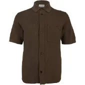 Norse Projects Vestes en maille 'Fredensborg' chocolat