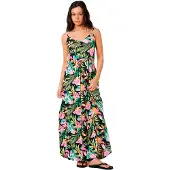 Rip Curl Molokaï Sleeveless Long Dress Noir L Femme