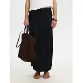 Selected Portefeuille Jupe Longue Femme Le noir 40