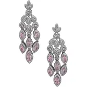 Avant Garde Boucles d'oreilles 'Luneth' rose clair