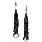 Avant Garde Boucles d'oreilles 'Vessira' bleu