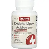 Jarrow Formulas , Acide R-Alpha Lipoïque avec Biotine, 60 Gélules Végétales
