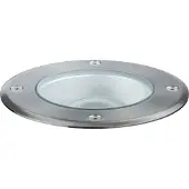 Paulmann Outd Plug & Shine, spots encastrables pour l'extérieur, IP67, 675 lumens, 4000K, 6W, 24V, angle d'éclairage réglable à 38°, pivotables à 20°, boîtier en métal