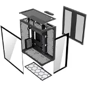 Modecom Volcano Space Xl Full Tower Nf Black Pc Tower Case Noir