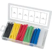 Ks Tools Assortiment de manchons thermorétractables, 110 pièces.