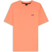 BOSS 50506373 Green Short Sleeve T-shirt Orange L Homme