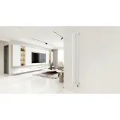 Quality Heating Radiateur électrique - Blanc - 1000 Watt, Vertical, Moderne