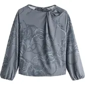 Next Chemisier gris / anthracite / gris foncé