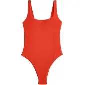 Next Maillot de bain rouge orangé