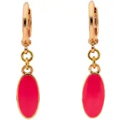 IZIA Boucles d'oreilles or / rose