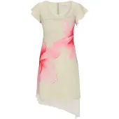 Usha Robe beige clair / rose / rose