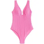 Next Maillot de bain modelant rose clair