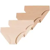 Schiesser Slip ' Invisible Light ' beige / nude / sable