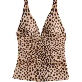 Next Tankini beige / marron / brun foncé