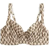 Next Hauts de bikini beige / gris / kaki