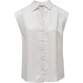 Salsa Jeans Chemisier blanc perle