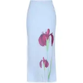 Usha Jupe bleu clair / vert / rouge