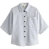 Next Chemisier noir / blanc
