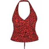 Faina Haut 'Festive' rouge / noir
