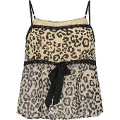 Faina Haut 'Festive' beige / noir