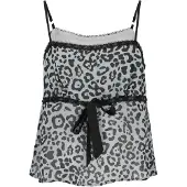 Faina Haut 'Festive' noir / blanc
