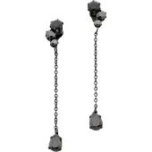 MyMo ROCKS Boucles d'oreilles noir