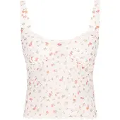 Mymo Haut 'Young Fashion' olive / rouge clair / blanc cassé