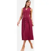 Friends Like These Robe-chemise bourgogne
