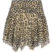 Faina Jupe 'Festive' beige / noir