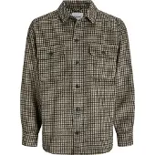 Jack & Jones Chemise 'JJEBRADLEY OLLIE' cappuccino / brun foncé / blanc