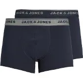 Jack & Jones Boxers 'Vincent' bleu marine / gris chiné